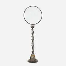 Magiscope by Feliciano Béjar, 1987, appropriated machine parts, cut glass, sold Jan 2017