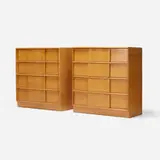 Heywood-Wakefield, Sculptura cabinets, pair, c. 1955, maple