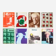 Domus, collection of 188 publications, 1957-1997, printed paper