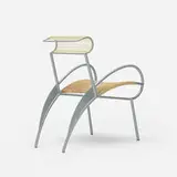 Massimo Iosa Ghini, Juliette chair, 1987, enameled steel, cording, plastic tubing