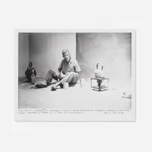 Allen Ginsberg, Paul Bowles, 1961, silver-gelatin print
