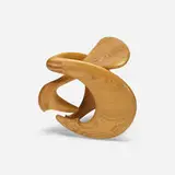 M. Wolf, stool, 1983, carved ash