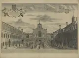 David Loggan, Untitled, Oxford engraving 38 x 50cm Provenance: The estate of Sir John Cowdery Kendrew
