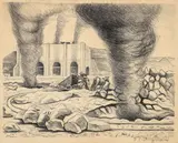 Raúl Anguiano, Hornos de Cal [Lime Kilns], lithograph on wove paper