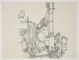 Henry Koerner, Interior Mill Scene