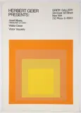 Untitled by Josef Albers, screenprint poster, offered Mar 2024
