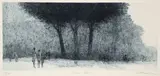 Harold Altman, Three Trees II, 1975, color