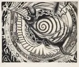 Nick Bubash, The Tantric Kiwi, 1999, etching on wove paper