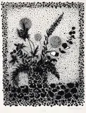Robert Cato, (American, 1923-1999), White Flowers - from the Nantucket Series, 1970, screenprint