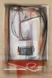 Abstract by Lewis Clifford Kesling, 1983, pastel on paper, offered Mar 2024
