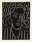 Teeny (Duthuit #723), originally 1938, this edition printed in by Henri Matisse, 1959, linocut in black ink, offered Mar 2024