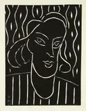 Teeny (Duthuit #723), originally 1938, this edition printed in by Henri Matisse, 1959, linocut in black ink, offered Mar 2024