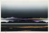 Tetsurō Sawada, Purple Mountain Landscape, 1985, serigraph