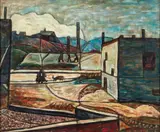 Samuel Rosenberg, (American/Pittsburgh, 1896-1972), Backyard Pattern