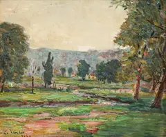 Charles Taylor, Sandy Creek, 1920, oil on artist board