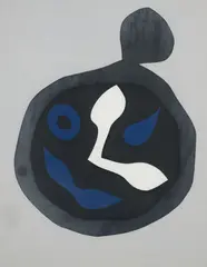 Jean Arp, (German/French, 1886-1966), Untitled, 1959, serigraph printed in colors