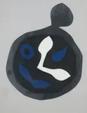 Jean Arp, (German/French, 1886-1966), Untitled, 1959, serigraph printed in colors