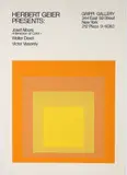 Untitled by Josef Albers, screenprint poster, offered Dec 2023