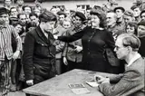 Henri Cartier-Bresson, Gestapo Informer Recognized Dessau Germany, 1945 (printed later), silver gelatin print