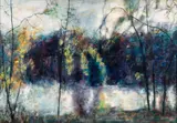 Bernard Gantner, The Blue Pond [L'Etang Bleu], 1968 or earlier