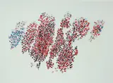 Robert Goodnough, Autumn Leaves Always, 1992, serigraph printed in colors
