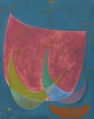 Sprouts by Wayne McBeth, oil and mixed media on board, offered Dec 2023