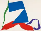 Ray Parker, Untitled Color Field Abstract, 1980, original color