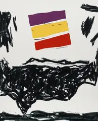 Esteban Vicente, Salud!, c.1970s, screenprint on paper