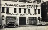 Charles Harris, (American/Pittsburgh, 1908-1998), Pennsylvania Motor Sales, Pittsburgh's Newest Car Mart, vintage