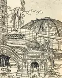 Henry Koerner, Pittsburgh Rail Road Station, Civic Arena
