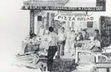 Charles Pitcher, (American/Western PA, 1927-2009), Penn Ave and 19th, c.1980, graphite on paper