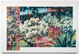 Robert Schmalzried, Noel Newell's Garden, Marlborough Avenue, 2000, mixed media with oil and cut paper on board