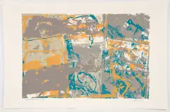 Jacaranda by Walter Darby Bannard, serigraph printed in colors, offered Nov 2023