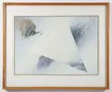 Concealed Encounter by Kenneth Batista, 1977, mixed media painting on paper, offered Nov 2023