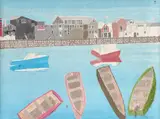 Gideon Cohen, Rockport, undated, casein and, pencil on artist's board, not