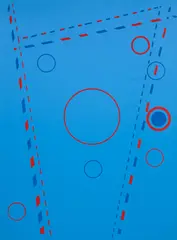 Joseph Grippi, Geometric Circles, 1968, serigraph on wove paper, pencil