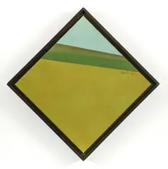 Diagonal by Gary Jurysta, 1966, acrylic on canvas, offered Nov 2023