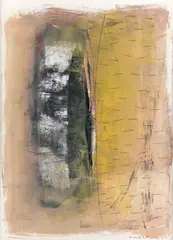 Michael Lotenero, Untitled Interior, acrylic on paper