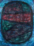 Irene Pasinski, Head, 1950's, oil on masonite board