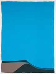 Moving Landscape, c.1980s by Geri Taper, acrylic on heavy wove paper, offered Nov 2023