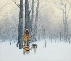 Grouse Hunter by John Brent Jarvis, 1981, watercolor and gouache on paper, offered Sep 2023