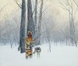 Grouse Hunter by John Brent Jarvis, 1981, watercolor and gouache on paper, offered Sep 2023