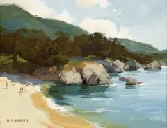 A Sunny Morning by Laurie Kersey, 2006, oil on panel, offered Sep 2023