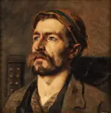 Ludwig Thiersch, The Industrial Worker, 1885, oil on canvasboard