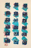 18 peace Stars by Yaacov Agam, serigraph printed in colors, offered Sep 2023