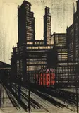 Bernard Buffet, New York I, 1967, lithograph printed in colors