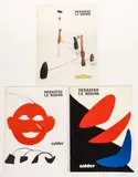 Alexander Calder, 3 Issues of Derriere Le Miroir (DLM), Numbers 190, 221, 248, published 1971-1981, complete with a total of 11 original color lithographs, 1 original black, lithograph, and other illustrations, loose