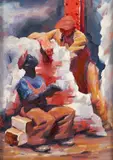 James Ormsbee Chapin, Two Workman, 1932, oil on canvas