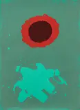Chrome Green, 1972, media: by Adolph Gottlieb, Serigraph printed in colors on wove paper, Dimensions:, offered Sep 2023