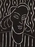 Teeny (Duthuit #723), originally 1938, this edition printed in by Henri Matisse, 1959, linocut in black ink, offered Sep 2023